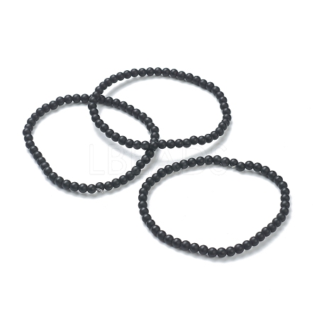 Glass Beaded Stretch Bracelets BJEW-D446-A-23-1