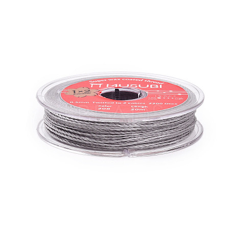 2-Ply Round Waxed Cotton Thread Cords YC-T004-01A-06-1