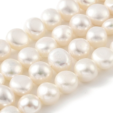 Natural Cultured Freshwater Pearl Beads Strands PEAR-A006-08G-1