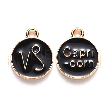 Alloy Enamel Pendants LS-ENAM-S124-01A-08E-1