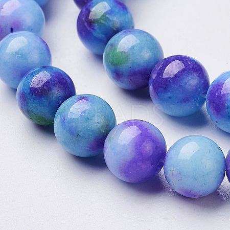 Jade Beads Strands X-G-D264-8mm-XH13-1
