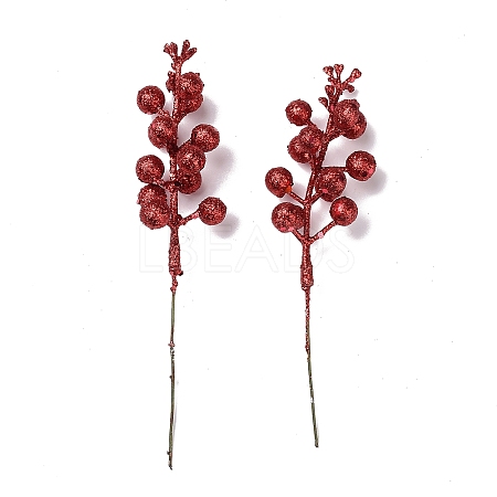 Plastic Imitation Fruit Stem Accessories LS-DIY-B048-02C-1