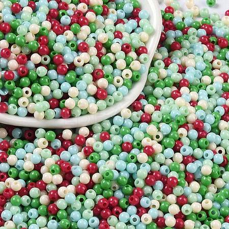 Opaque Acrylic Beads X1-OACR-H118-07A-08-1