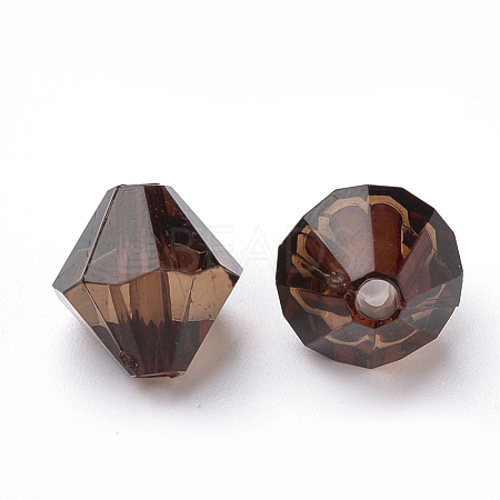 Transparent Acrylic Beads TACR-S146-6mm-23-1