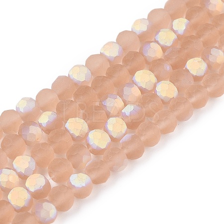 Transparent Glass Beads Strands EGLA-A044-T4mm-MB20-1