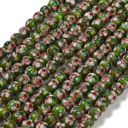 Handmade Cloisonne Beads CLB-O001-M10-04-1