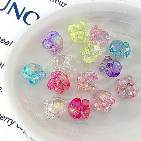 Opaque Acrylic Beads OACR-N137-07-1