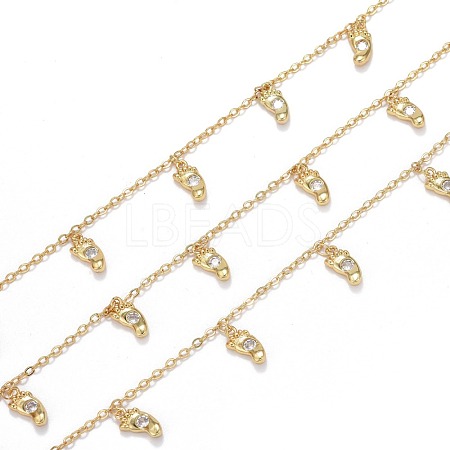 3.28 Feet Handmade Brass Cable Chains X-CHC-I036-22G-1