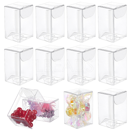 Transparent Plastic PVC Box Gift Packaging CON-WH0085-85A-1