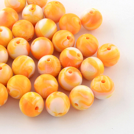 Opaque Acrylic Beads SACR-R853-10mm-203-1