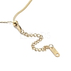 201 Stainless Steel Double Layer Necklace with Round Ball Beaded for Women NJEW-D055-01G-4