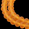 Transparent Glass Beads Strands X-EGLA-A034-T8mm-MD05-5
