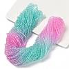 Transparent Painted Glass Beads Strands DGLA-A034-T4mm-A10-1