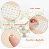 40 Sheets 4 Patterns PVC Waterproof Self-Adhesive Sticker Sets STIC-OC0001-11E-4
