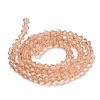 Transparent Electroplate Glass Beads Strands LS-EGLA-A039-T4mm-L15-2