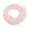Electroplate Glass Beads Strands EGLA-A044-T3mm-B22-3