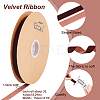 Single Face Velvet Ribbons OCOR-WH0080-14C-01-2