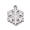 Winter Theme Alloy Enamel Pendants ENAM-M002-05R-P-1