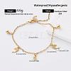 304 Stainless Steel Charm Anklets for Women RS4096-2-1