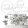 DIY Extendable Bangle with Charm Making Kit DIY-YW0008-28-2
