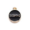 Alloy Enamel Pendants ENAM-S124-01A-08L-3