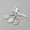 Wedding Bouquet Alloy & Glass Photo Charms DIY-WH20004-07A-AS-2