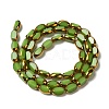 Electroplate Glass Beads Strands EGLA-P061-02A-08-2