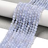 Natural Blue Lace Agate Beads Strands G-Z074-A01-02-1