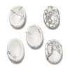 Oval Natural Howlite Worry Stone G-H073-06A-1