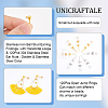 Unicraftale 120Pcs 2 Color Iron Ball Stud Earring Findings DIY-UN0004-38-5