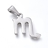 Non-Tarnish 304 Stainless Steel Pendants LS-STAS-L210-06G-P-01-1