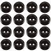 100Pcs 2-Hole Resin Buttons BUTT-CY0001-23B-6