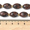 Natural Red Labradorite Beads Strands G-A295-A02-01-5