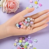 300Pcs 6 Style Transparent & Opaque & Spray Painted Acrylic Beads TACR-YW0001-46-6