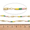 Brass Ball Chains KK-D368-02G-E-2