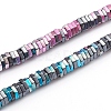 Electroplated Non-magnetic Synthetic Hematite Beads Strands G-L562-15-1