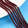 Baking Painted Pearlized Glass Pearl Bead Strands HY-N002-3mm-A13-1