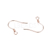 925 Sterling Silver Earring Hooks STER-N016-30RG-3