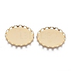 304 Stainless Steel Cabochon Settings STAS-P249-13A-G-1