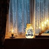 PVC Lamp Film for DIY Colorful Light Hanging Lamp Frosted Glass Jar DIY-WH0505-031-5