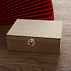 Gorgecraft Rectangle Wooden Wedding Double Ring Box OBOX-GF0001-09-5