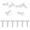 6Pcs 925 Sterling Silver Hollow Initial Beads STER-TA0001-53T-1