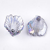 Transparent Acrylic Bead Caps TACR-T007-01-3