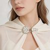 2Pcs Flower Alloy Rhinestone Snap Lock Clasps FIND-FH0018-22A-6