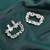 Olycraft 2Pcs Crystal Rhinestone Shoe Decoration DIY-OC0009-93P-4