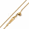 Ion Plating(IP) 304 Stainless Steel Ball Chain Necklace for Women STAS-E185-01G-2