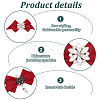 2Pcs Detachable Bowknot Polyester Ribbon Shoe Decoration FIND-FG0003-03B-3
