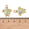 304 Stainless Steel Enamel Pendants STAS-L316-23G-04-3