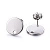 Non-Tarnish 304 Stainless Steel Stud Earring Findings LS-X-STAS-K184-01-03P-2