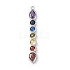 Brass Micro Pave Cubic Zirconia Pendants KK-A295-06A-P-1